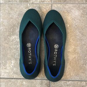Rothy's Women's Green Flats 8.5